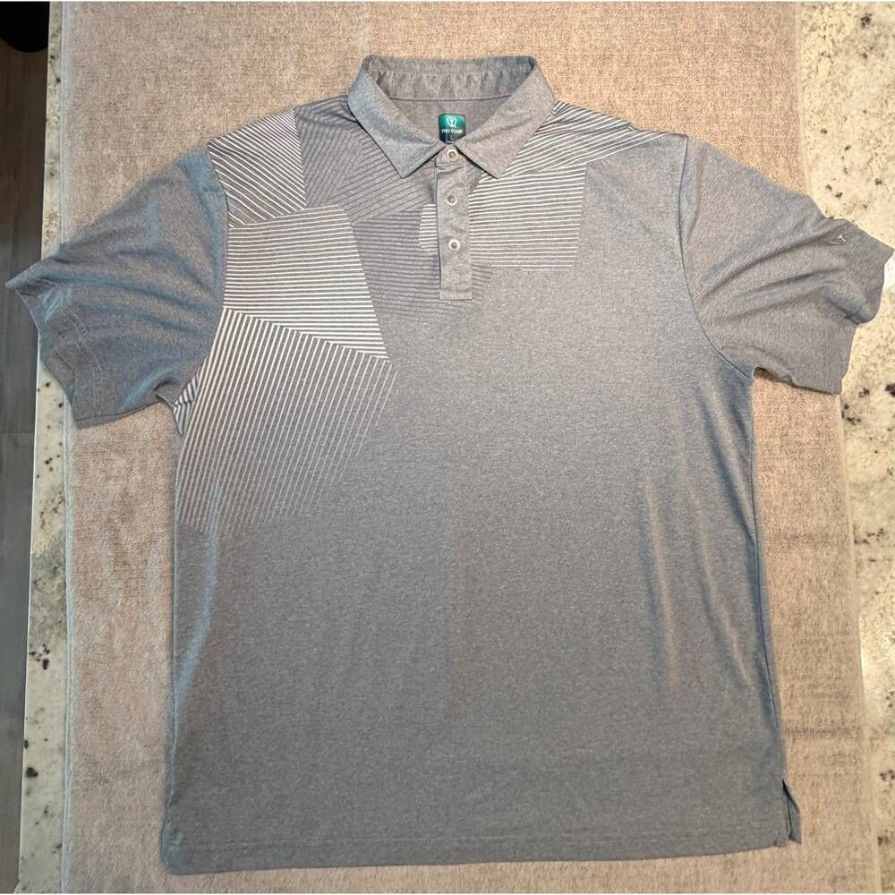 Pro Tour Men’s Polo Shirt-Large